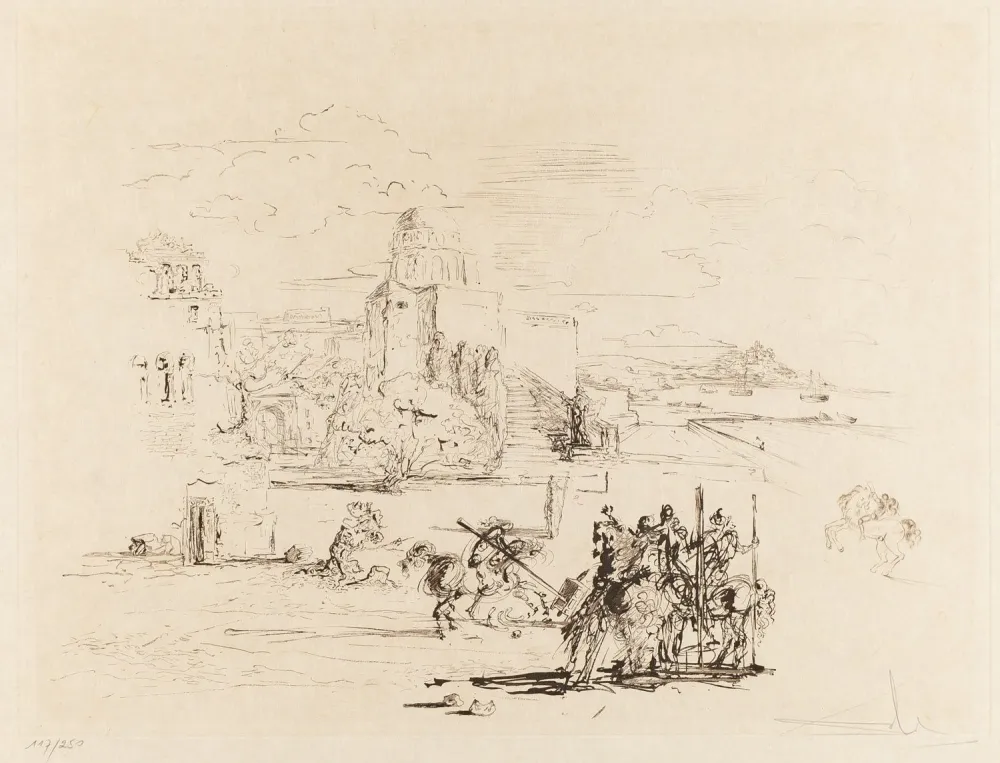蚀刻版画 Dali - Rome and Cadaqués