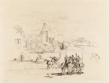 蚀刻版画 Dali - Rome and Cadaqués
