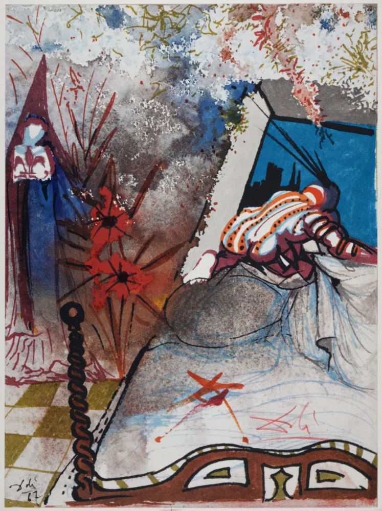 石版画 Dali - Romeo and Juliet #3, 1975