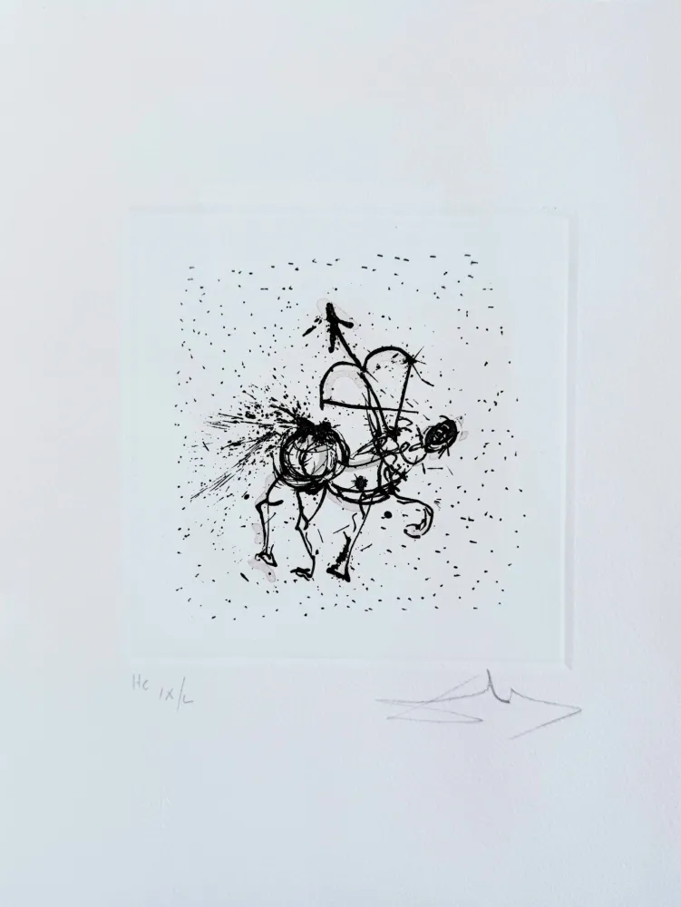 蚀刻版画 Dali - Sagittarius