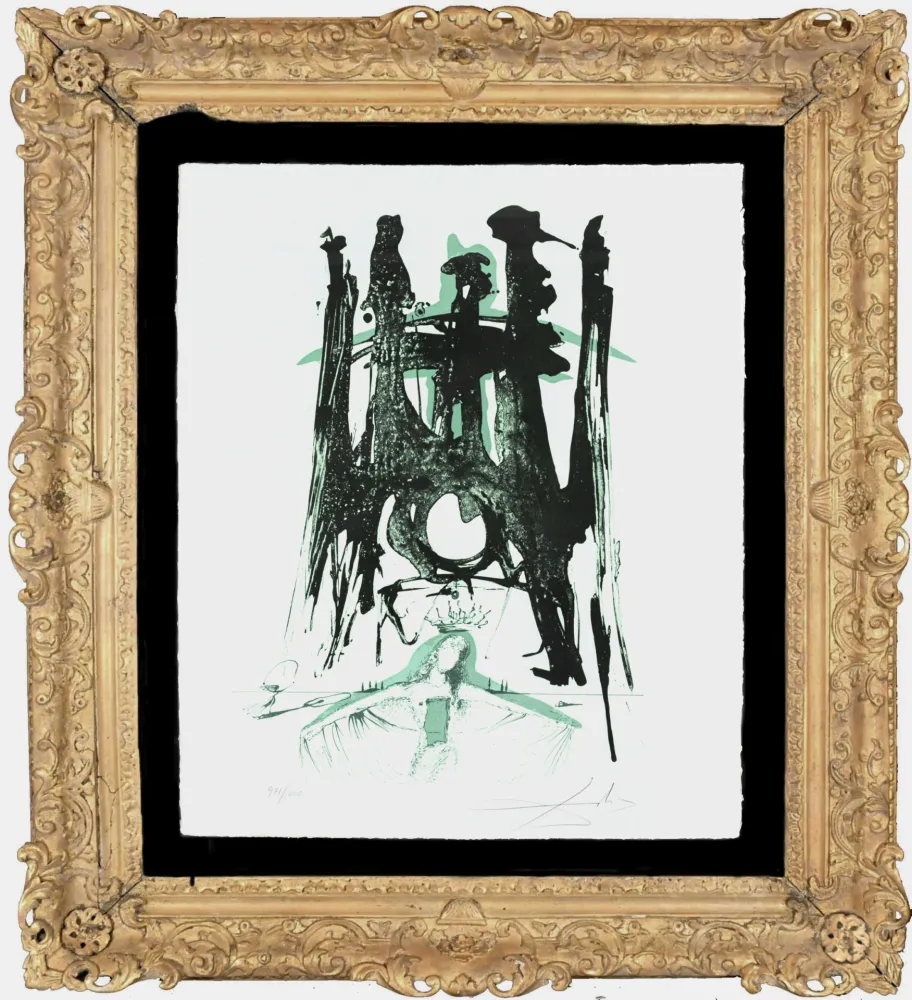 石版画 Dali - Sagrada Familia