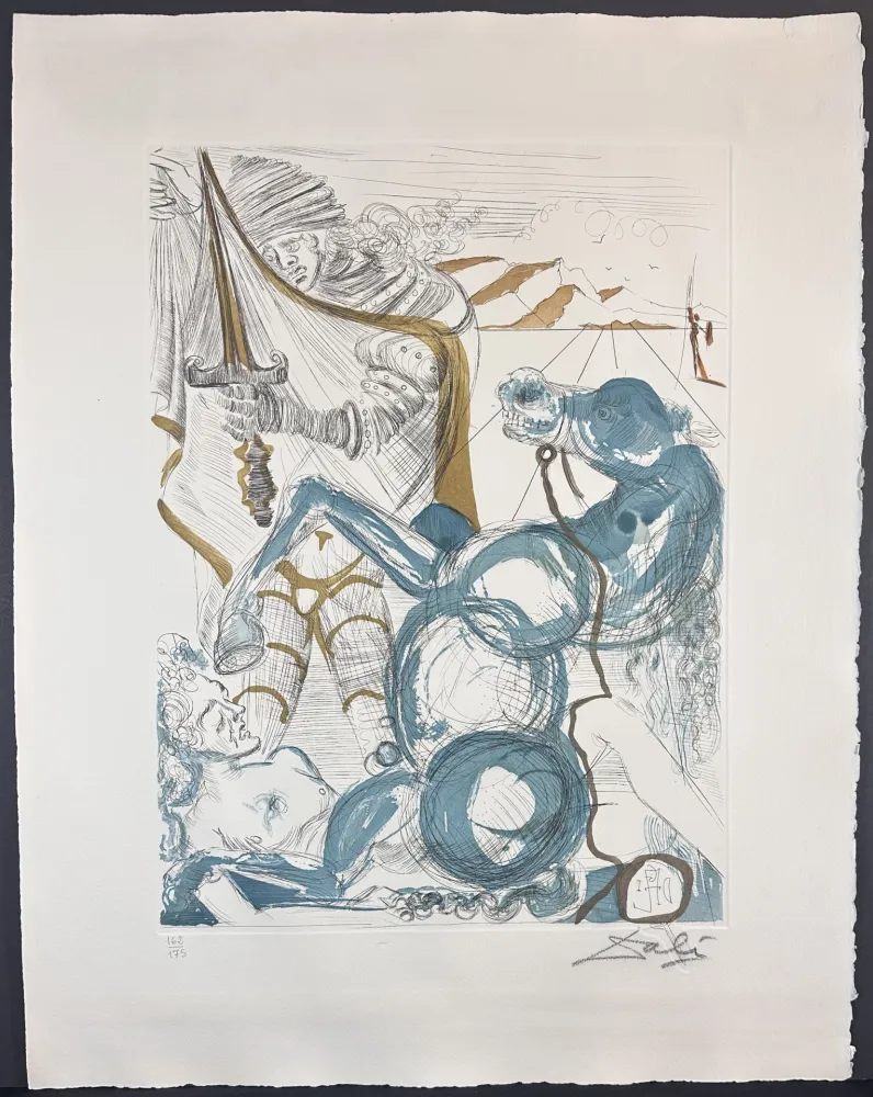 版画 Dali - Saint Martin