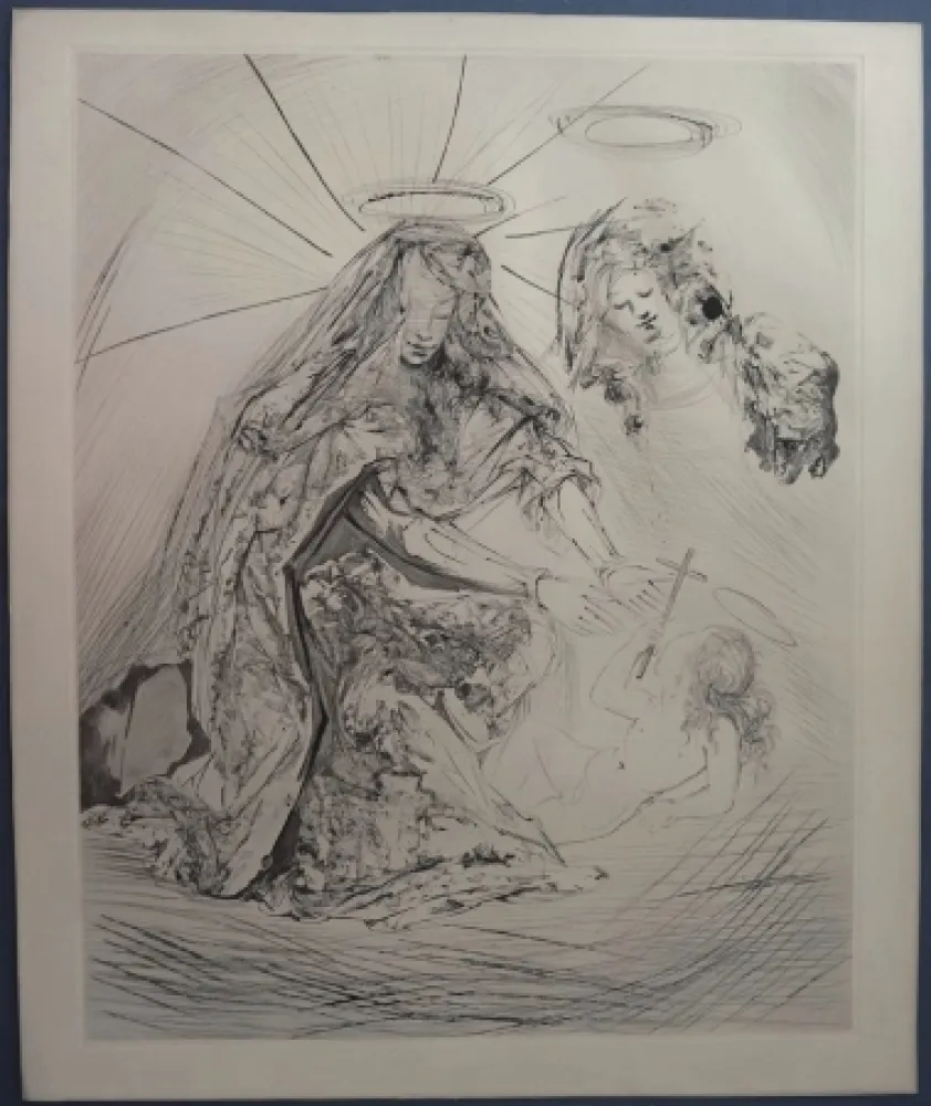 蚀刻飞尘法 Dali - Sainte Anne