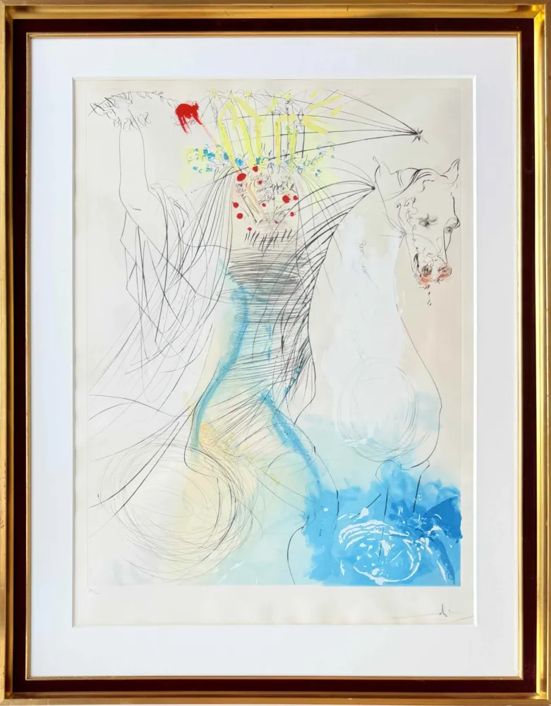 蚀刻版画 Dali - Sainte Lucie