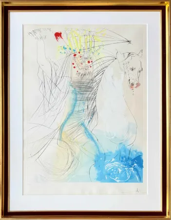 蚀刻版画 Dali - Sainte Lucie