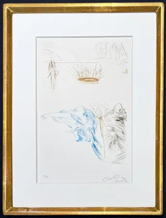 版画 Dali - Salvador Dalí (1904–1989) – Le Testament de Tristan – Colour-printed drypoint etching – 1970