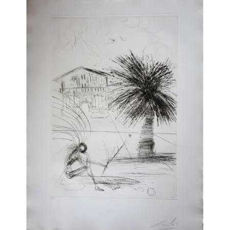 版画 Dali - San Francisco : Mission Dolores