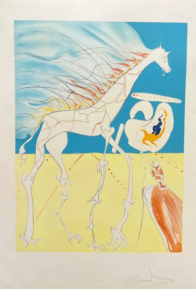 无技术 Dali - Saturnian Giraffe