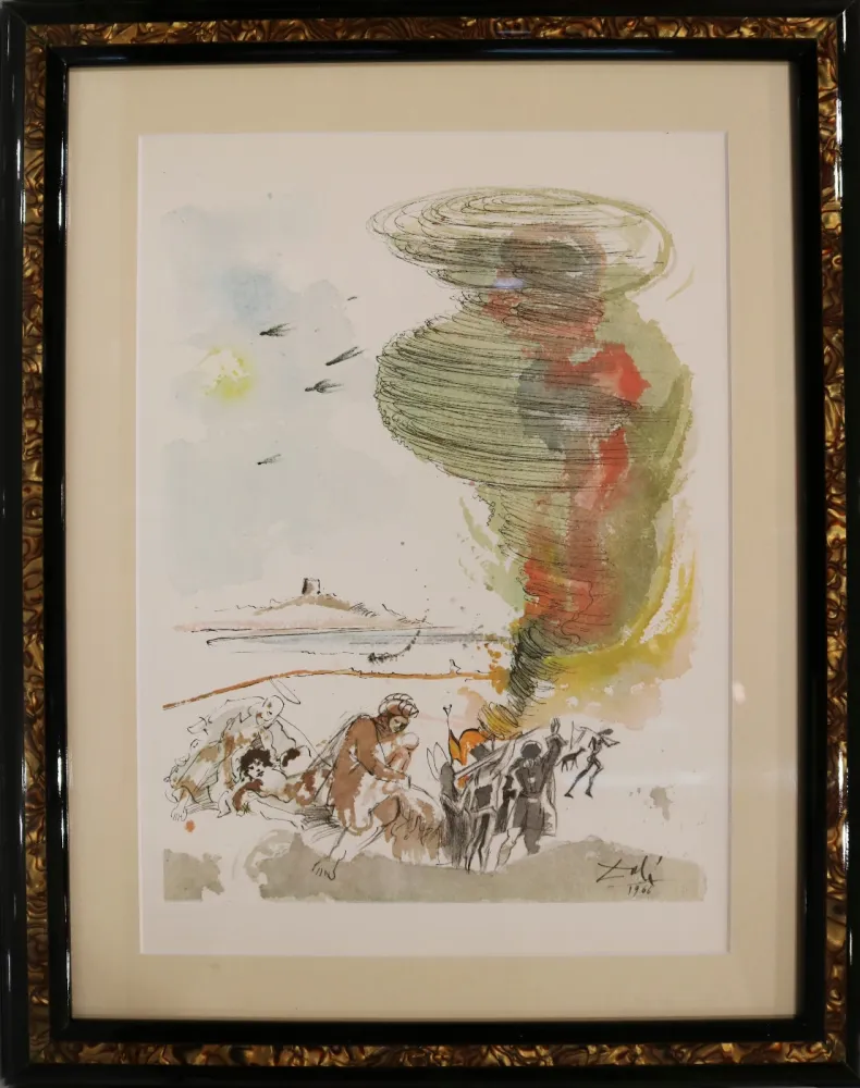 石版画 Dali - Sed libera nos a malo