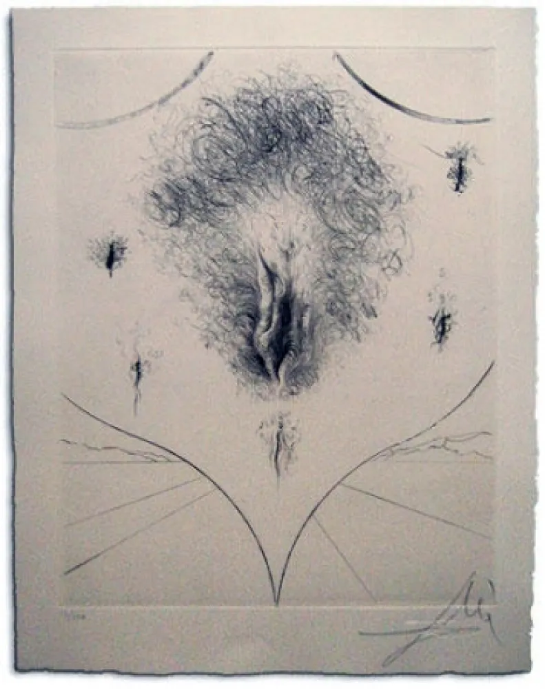 版画 Dali - Sexe (Arches)