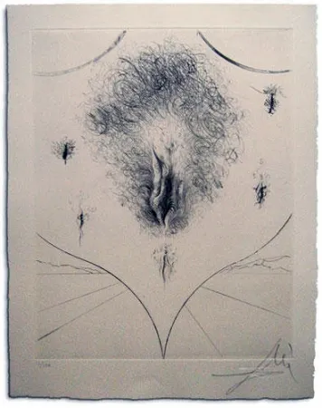版画 Dali - Sexe (Arches)