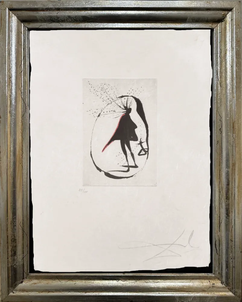 干刻版画 Dali - Silhouette