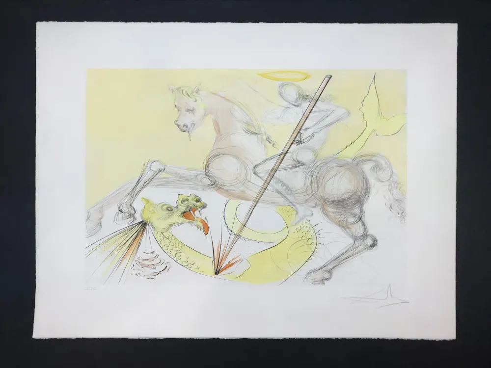复数作品 Dali - St Georges et le dragon