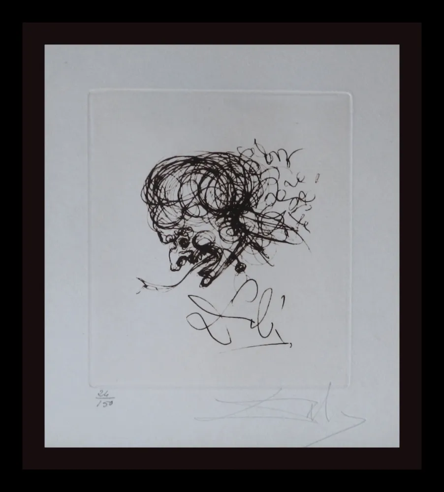 版画 Dali - Symbols Devil