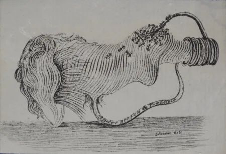 版画 Dali - Tamanoir - André Breton