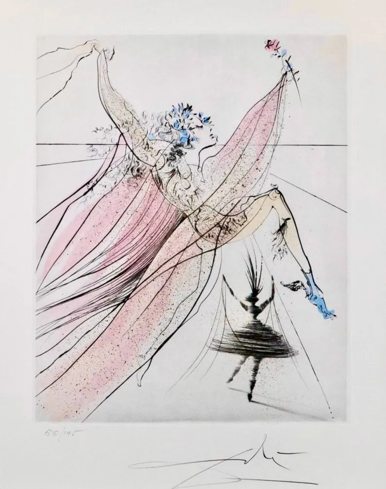 版画 Dali - Terpsichore 