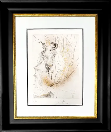 版画 Dali - Tête de veau (Calf's Head)