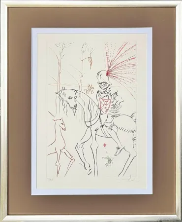 干刻版画 Dali - The Bloody Ford