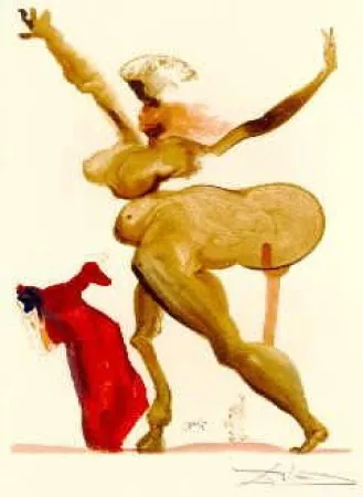 石版画 Dali - The Divine Comedy - Hell - Chant 33 