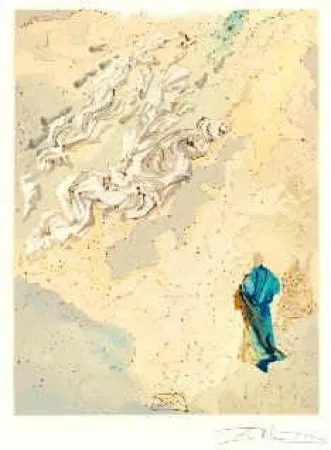 石版画 Dali - The Divine Comedy - Paradise - Chant 20