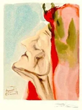 石版画 Dali - The Divine Comedy - Paradise - Chant 7