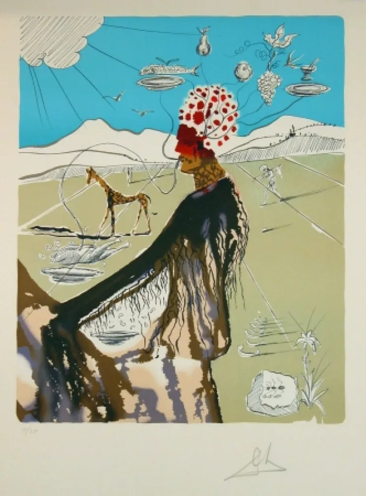 石版画 Dali - The Earth Goddess (The Chef)