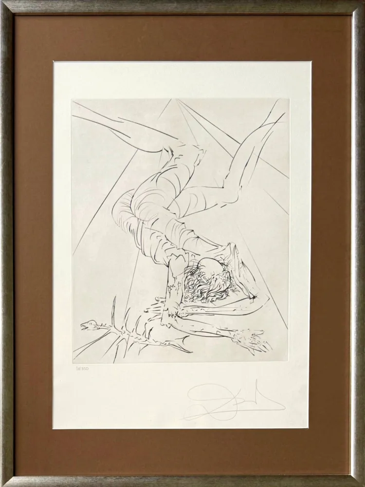 蚀刻版画 Dali - The Fall