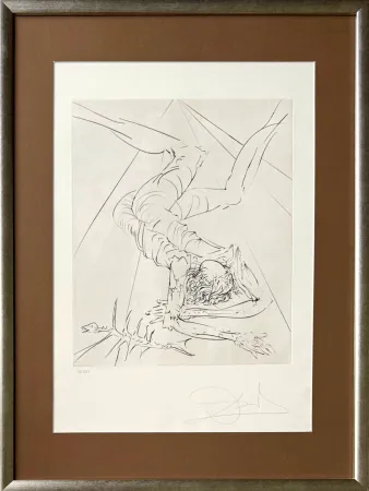 蚀刻版画 Dali - The Fall