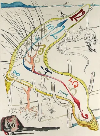 版画 Dali - The frozen watches of space time