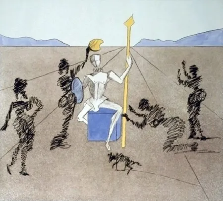 蚀刻飞尘法 Dali - The Helmet Of Mandrino