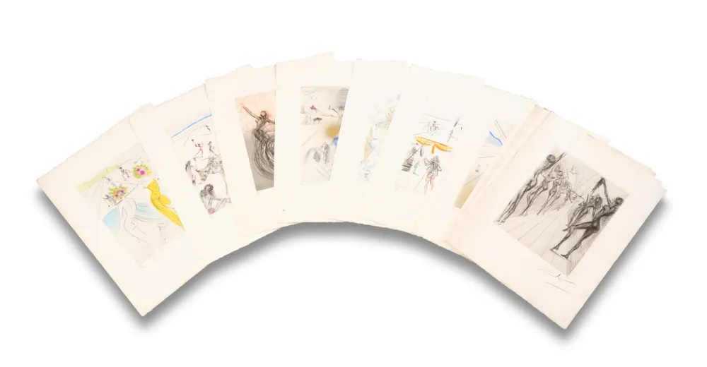 干刻版画 Dali - The Hippies