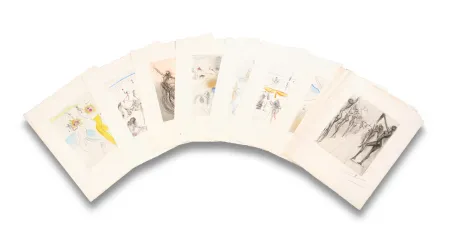 干刻版画 Dali - The Hippies