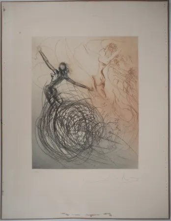 版画 Dali - The Hippies : Les femmes dans les vagues