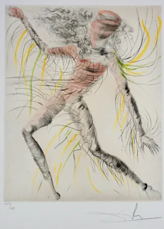 版画 Dali - The Hippies The Cosmonaut