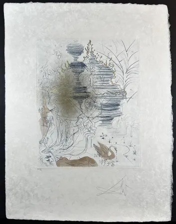 版画 Dali - The Hippies The Pagoda