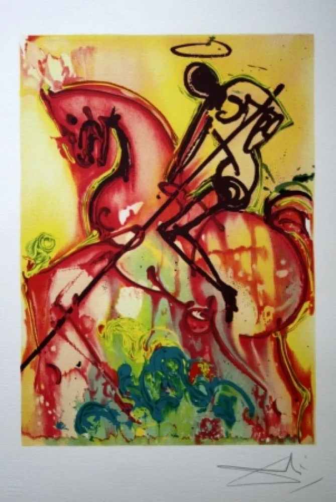 石版画 Dali - The Horses of Dalí - 