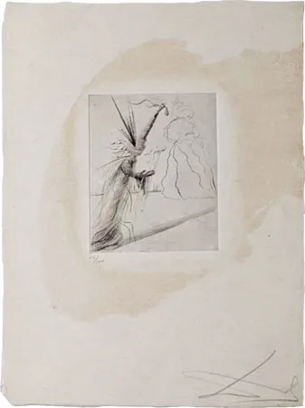 干刻版画 Dali - The Illusionist