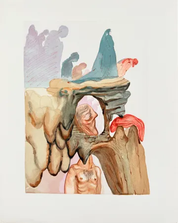 木刻 Dali - The Inferno, Canto 22 - The Liars