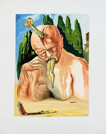 木刻 Dali - The Inferno, Canto 27 - Un diable logicien