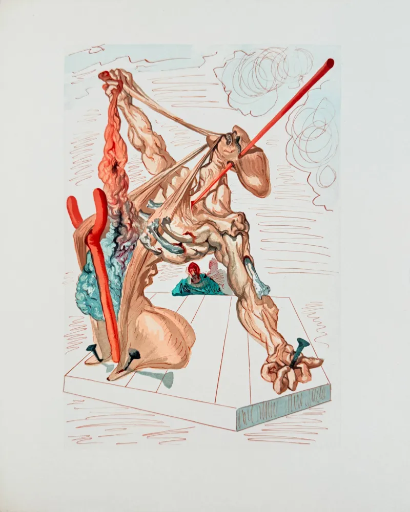 木刻 Dali - The Inferno, Canto 29 - The Personators