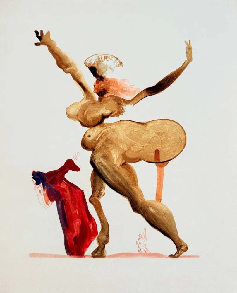 木刻 Dali - The Inferno, Canto 33 -  Les Traitres envers leurs hôtes