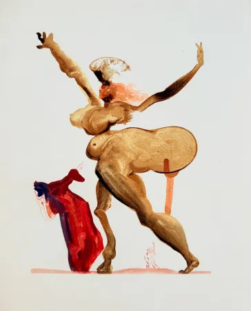 木刻 Dali - The Inferno, Canto 33 -  Les Traitres envers leurs hôtes