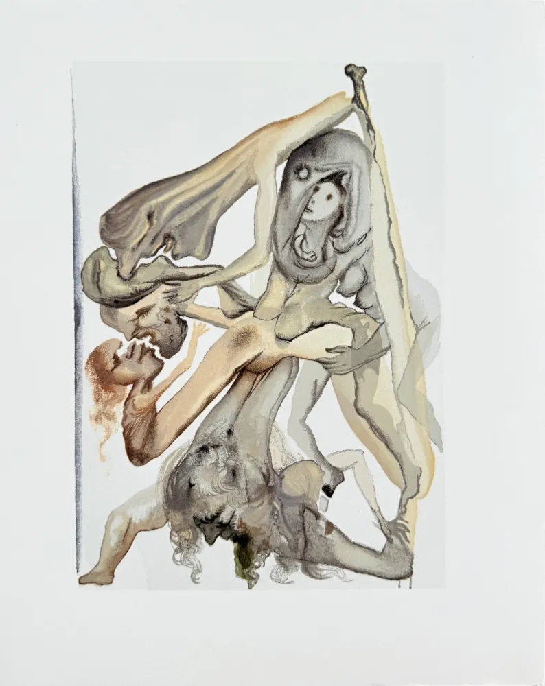 木刻 Dali - The Inferno, Canto 4 - Limbo