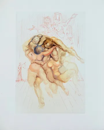 木刻 Dali - The Inferno, Canto 8 - The Angry Ones