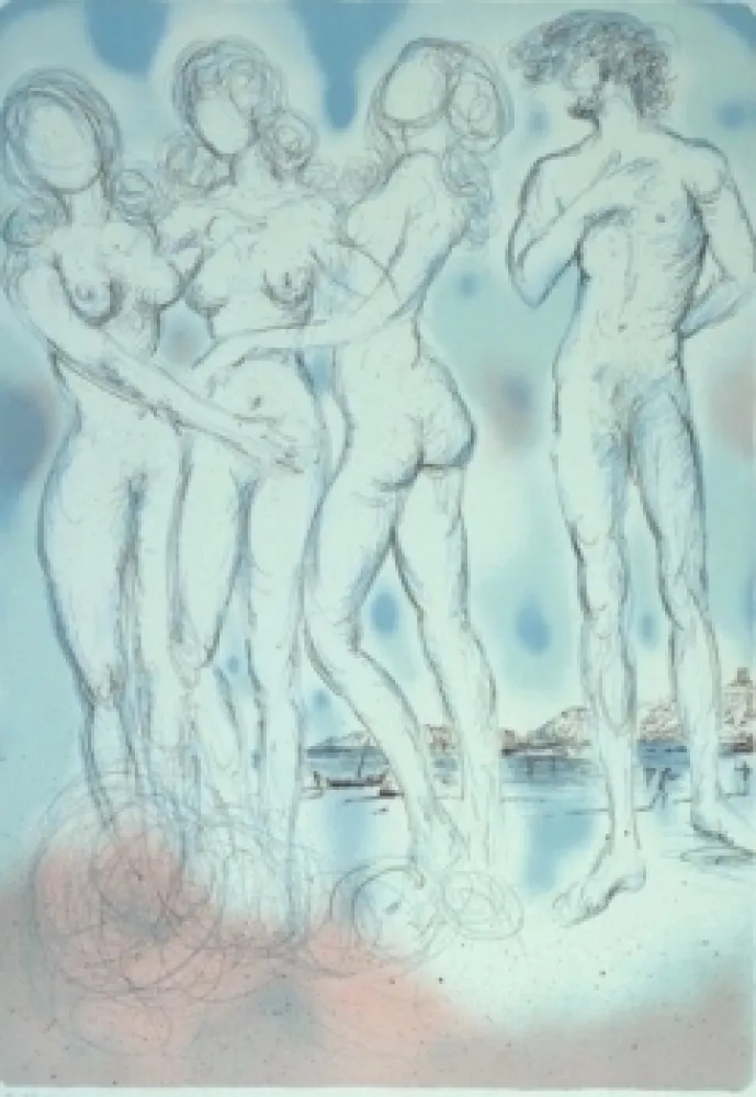石版画 Dali - The Judgment of Paris