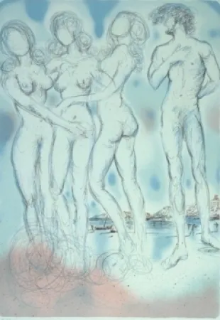 石版画 Dali - The Judgment of Paris