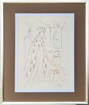 干刻版画 Dali - The Knighting of Lancelot