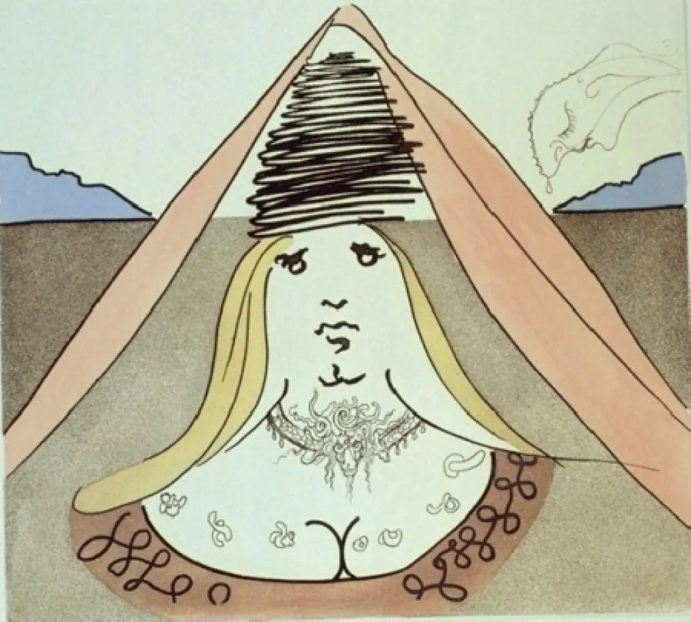 蚀刻飞尘法 Dali - The Lady Dulcinea