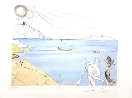 版画 Dali - The Laurels of Happiness