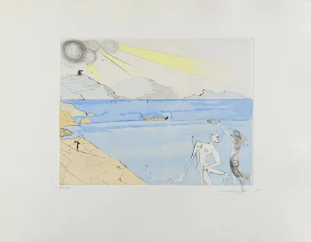 蚀刻版画 Dali - The Laurels of Happiness